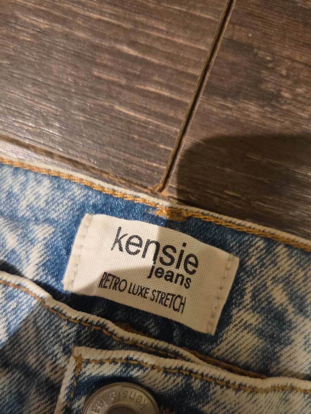 ❤️ NWOT! KENSIE CARLA HIGH RISE WIDE LEG JEANS WITH BRAIDED BELT, 6 (28) - Picture 10 of 12